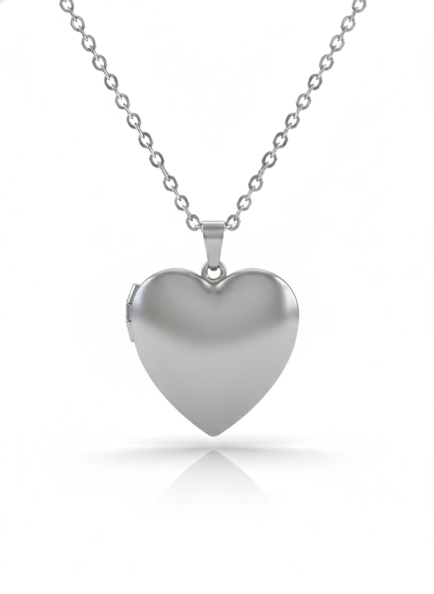 Heart Locket Necklace - Personalise with your own engraving