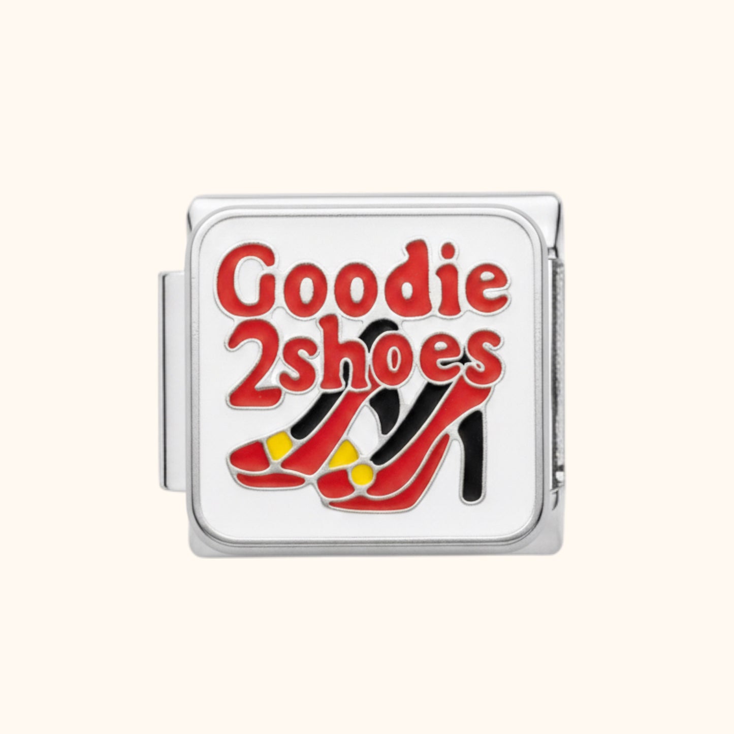 Goodie 2 Shoes Charm - Silver