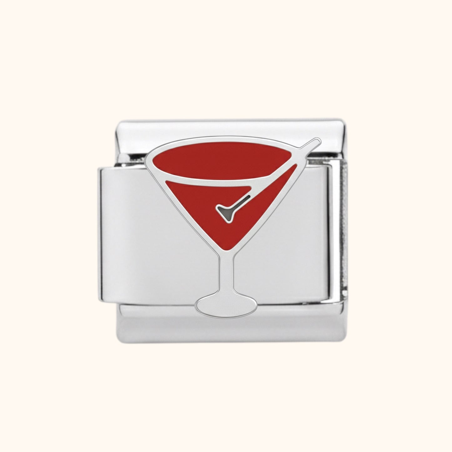 Martini Cocktail Charm - Silver