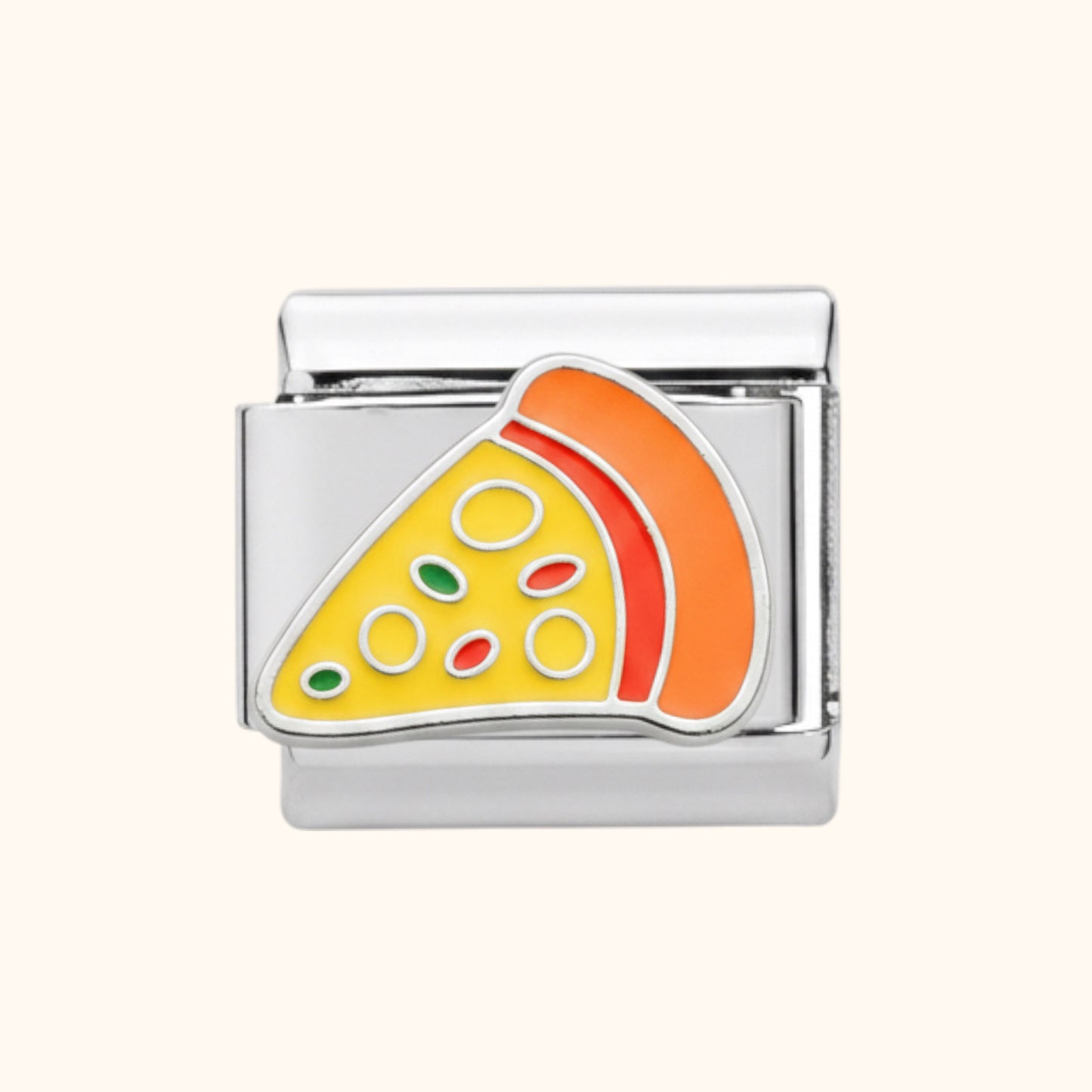 Pizza Charm - Silver