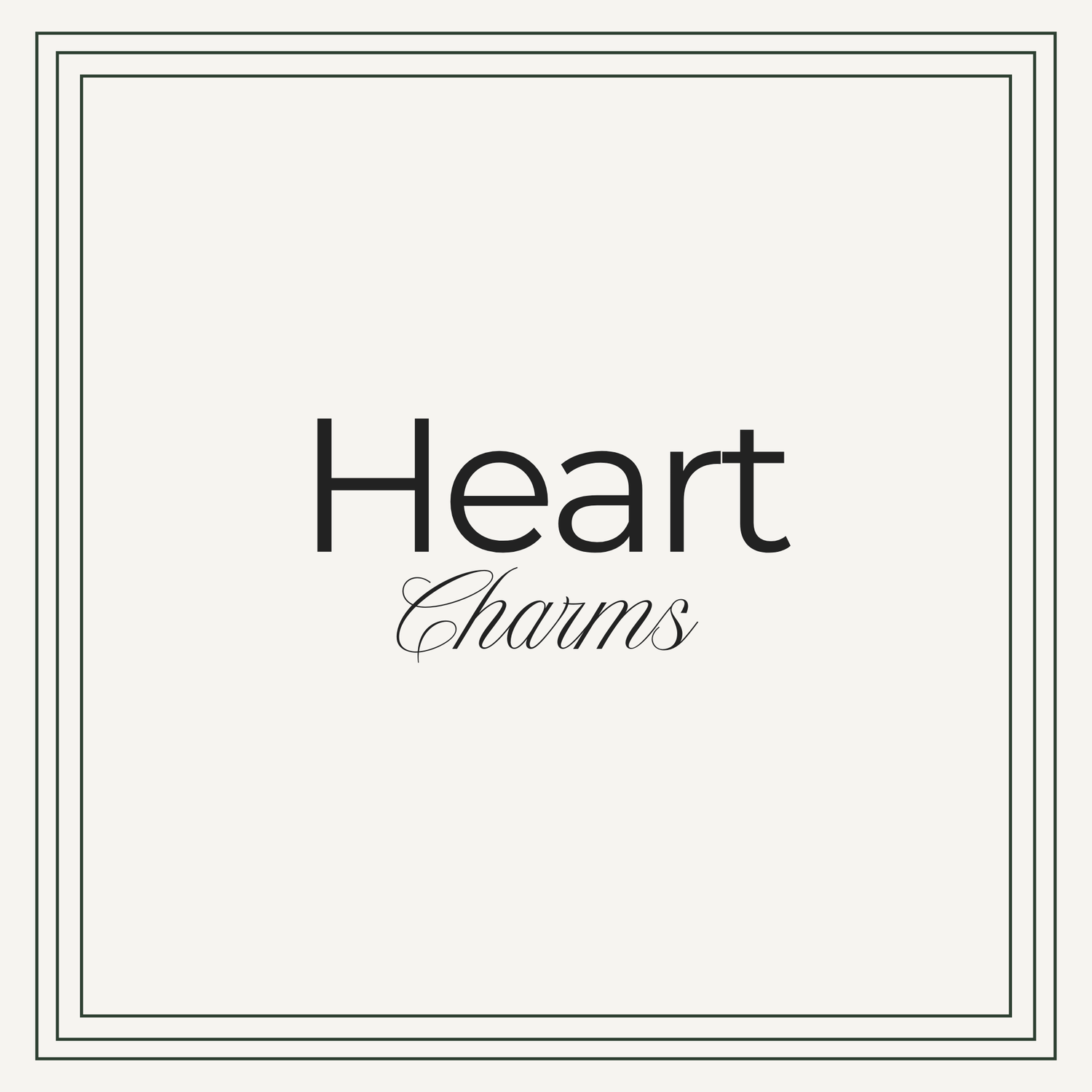 Heart Charms