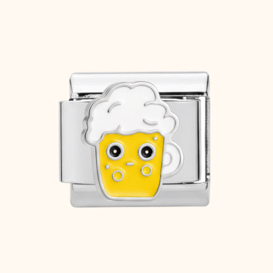 Beer Mug Charm - Silver