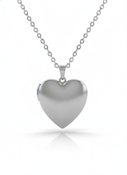 Heart Locket Necklace - Personalise with your own engraving