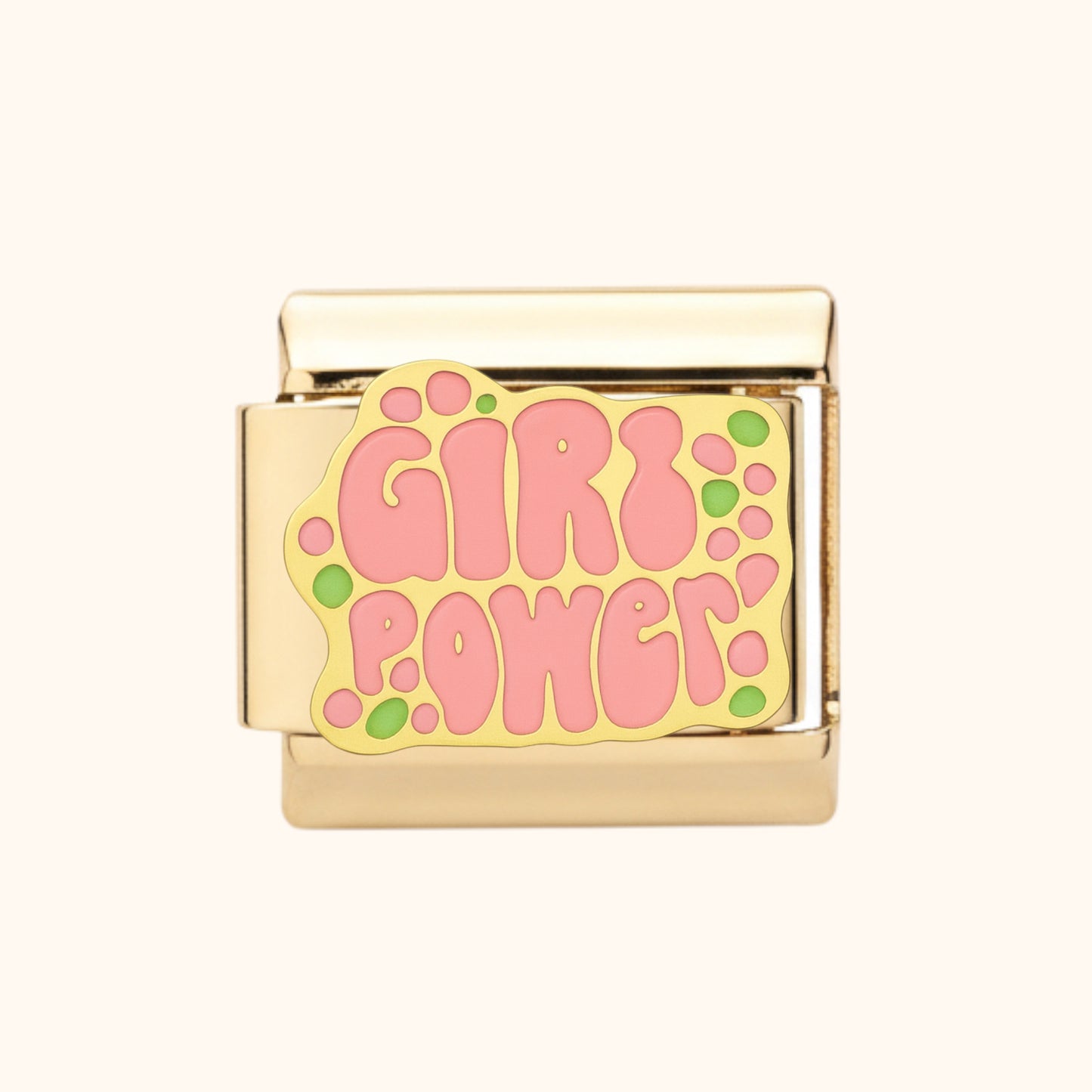 “Girl Power” Charm – Gold