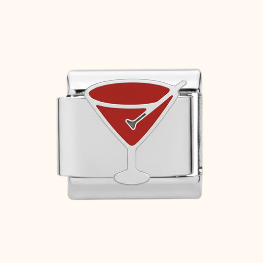 Martini Cocktail Charm - Silver